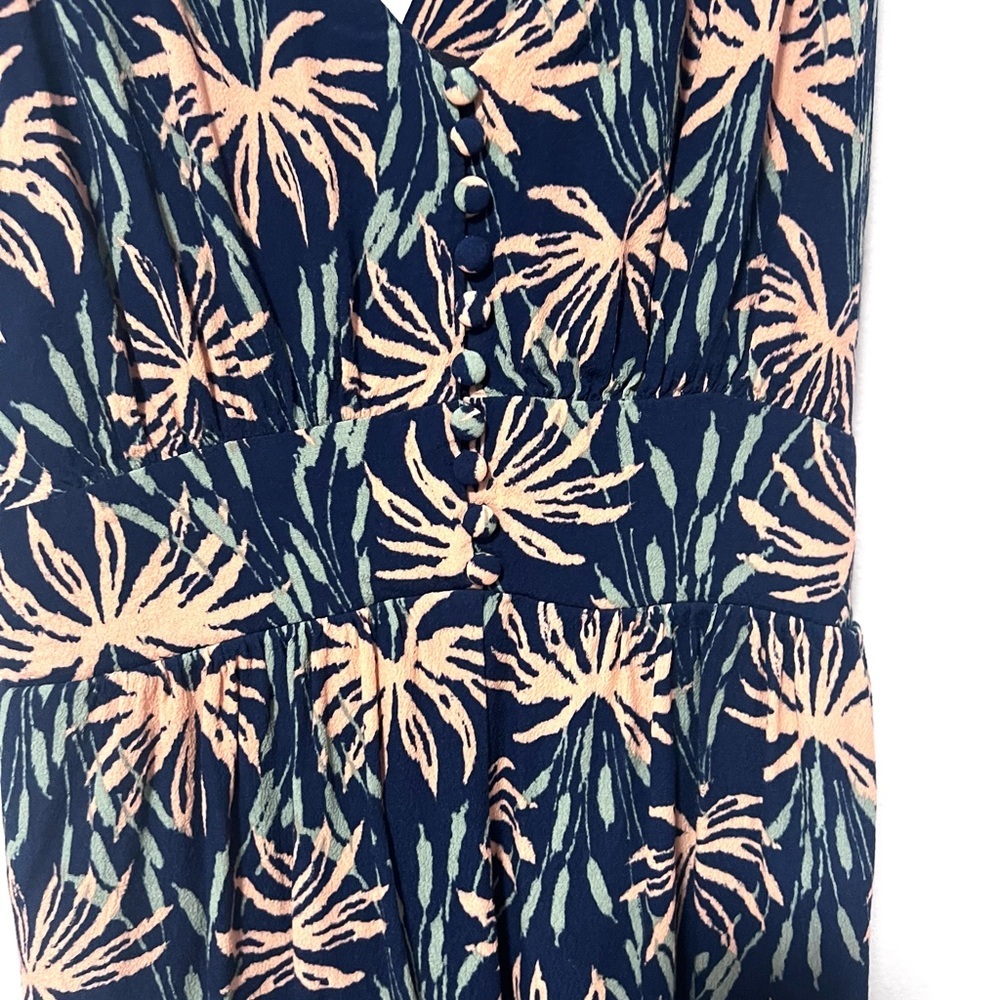 Madewell Palm print jumpsuit summer resort wear 2‎ - Picture 6 of 15